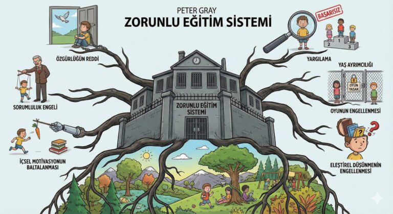 Zorunlu Eğitim Sisteminin Yedi Günahı: Peter Gray’in Radikal Eğitim Eleştirisi