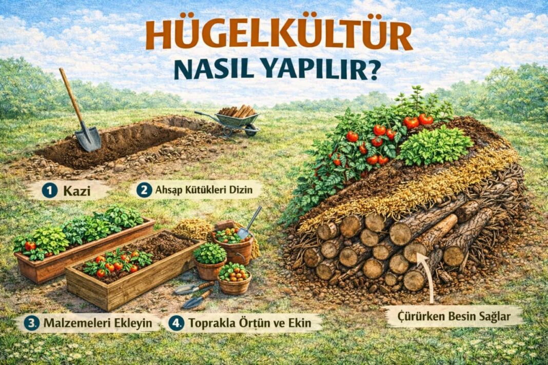 Hugelkültür Nasıl Yapılır? Adım Adım Rehber